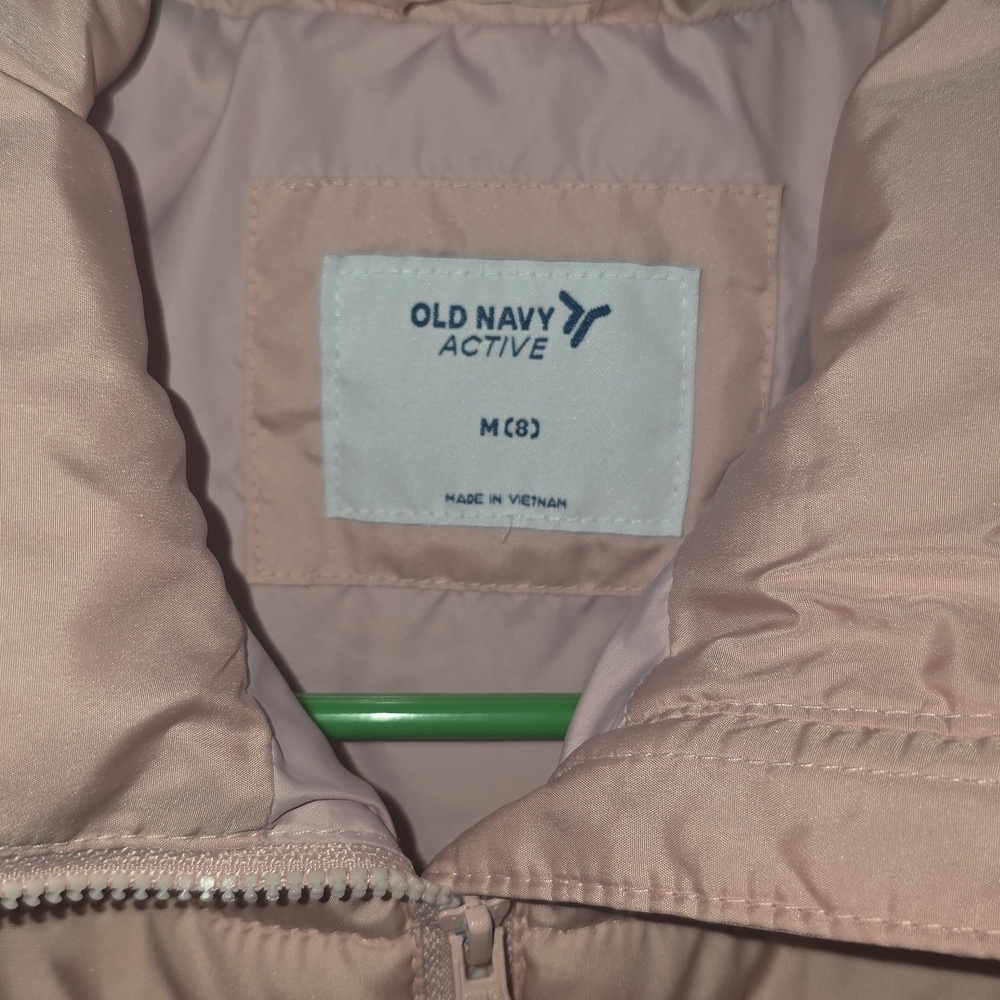 Old Navy Light Pink Quilted Vest - Picture 2 of 5